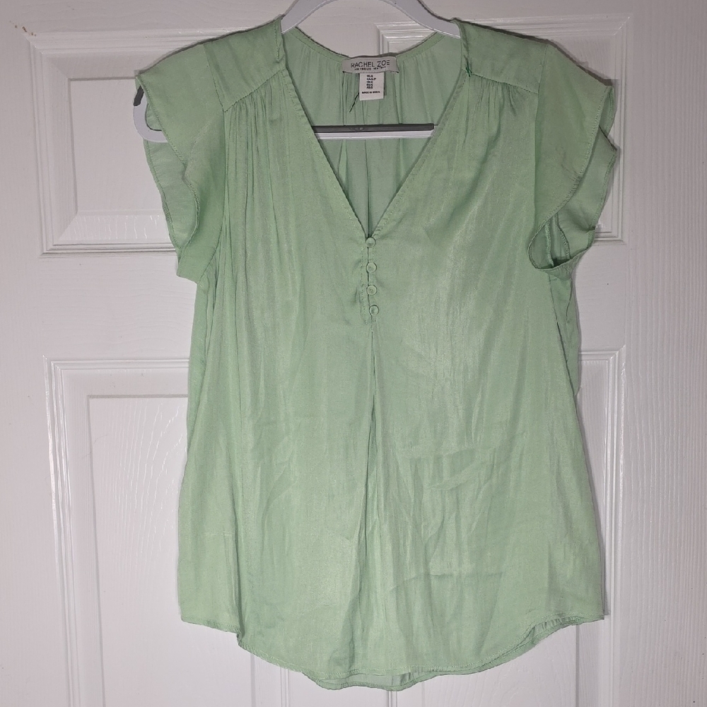 Rachel Zoe Light Green Blouse